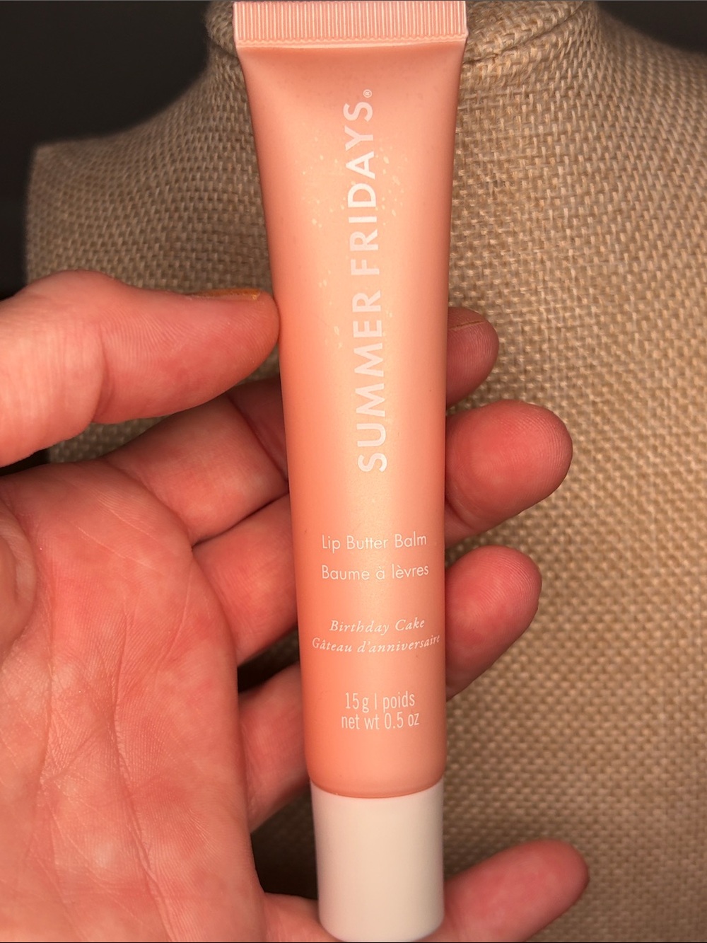Summer Fridays Lip Butter Balm - Birthday Cake (Peach Pink) 15 g